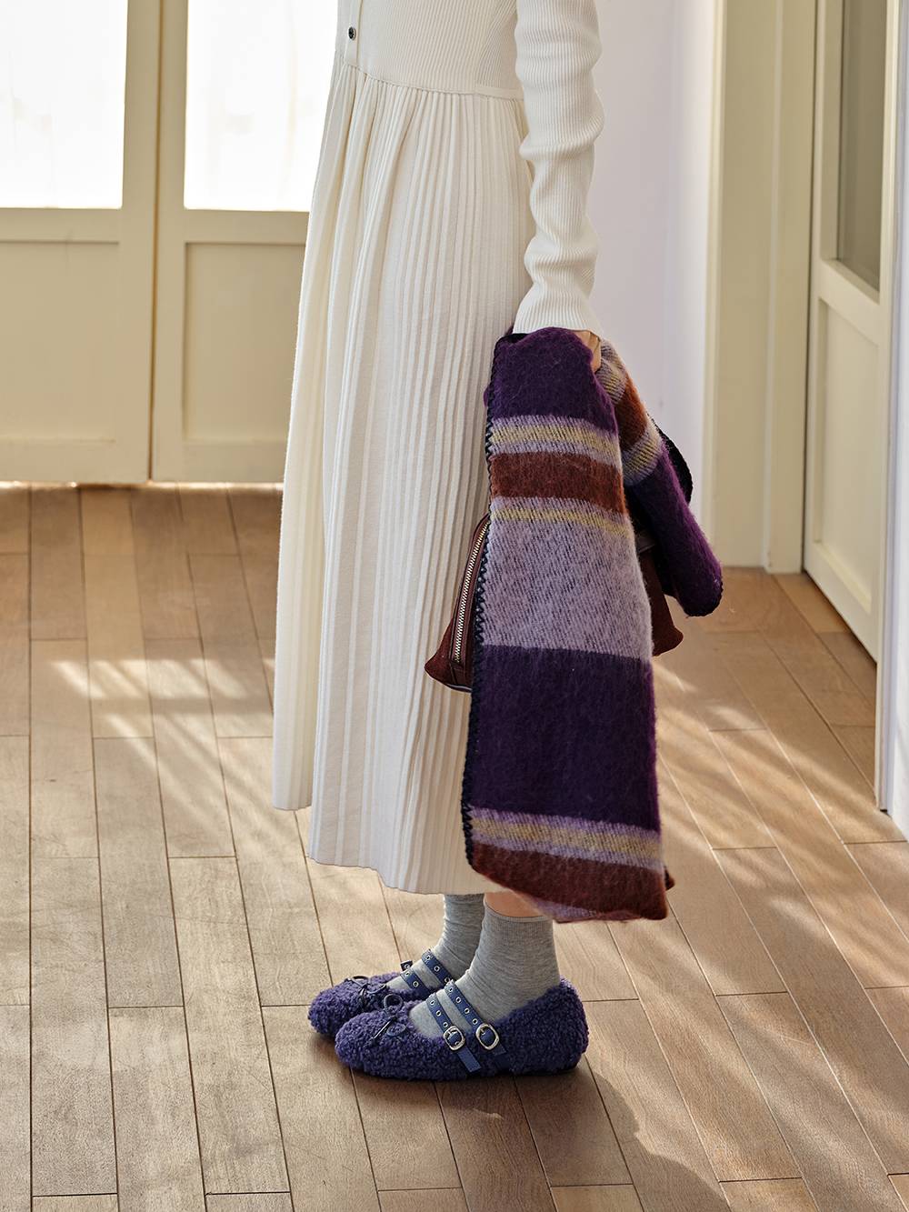 Layered Look Knit Dress