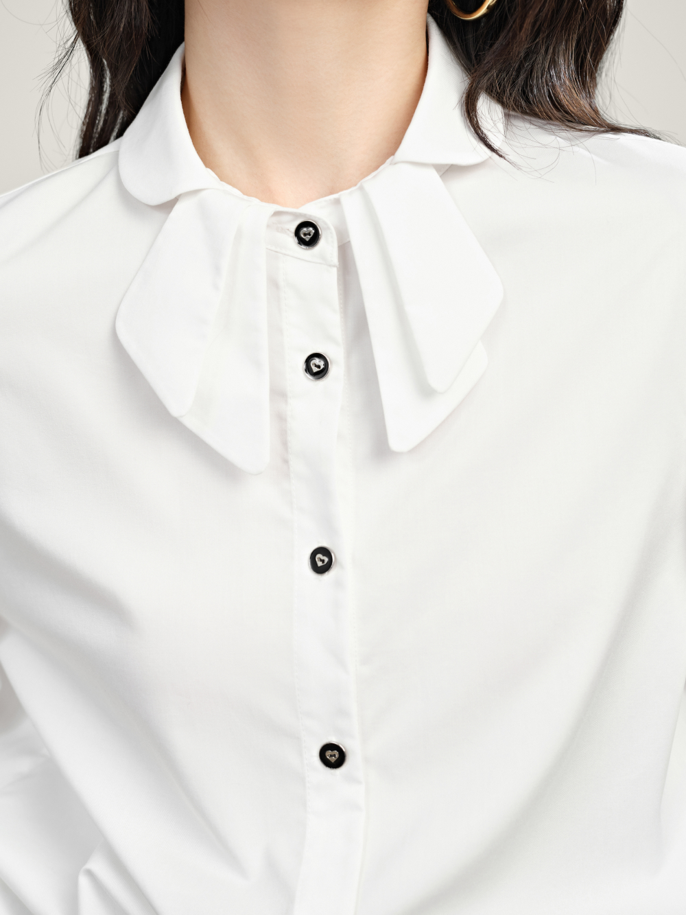 Bow Collar Shirt