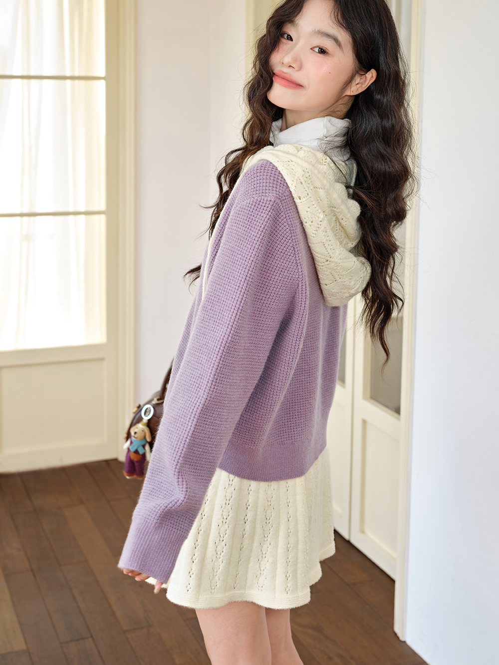 Hooded Cardigan Sweater