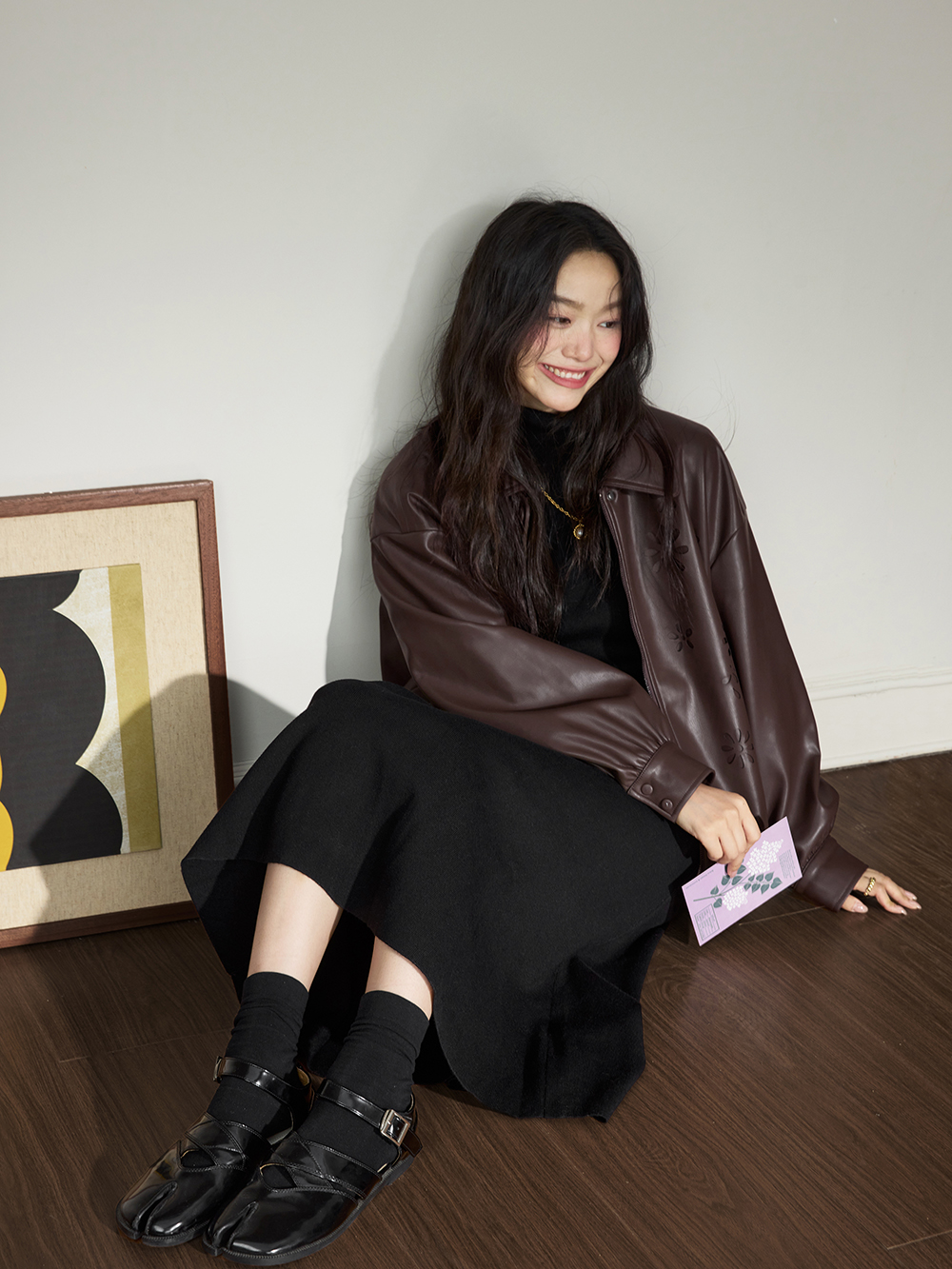 Turtleneck Knit Dress