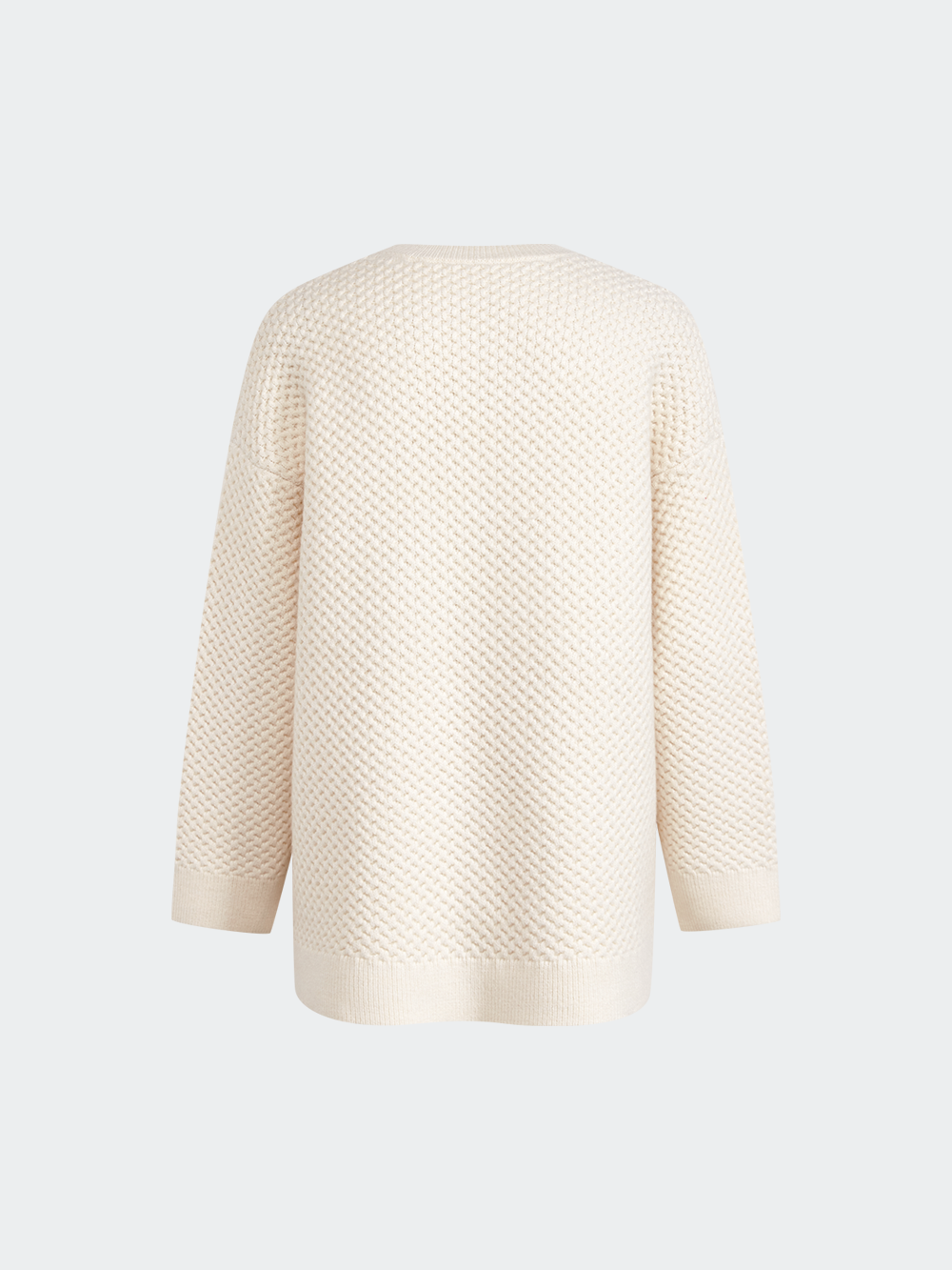 Heart-Shaped Embroidered Sweater