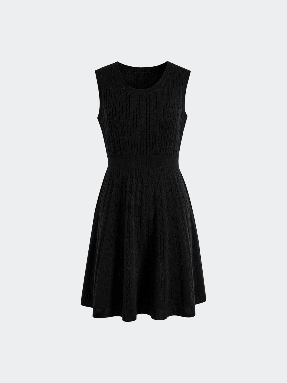 Ribbon Tie Cardigan and Tank Dress