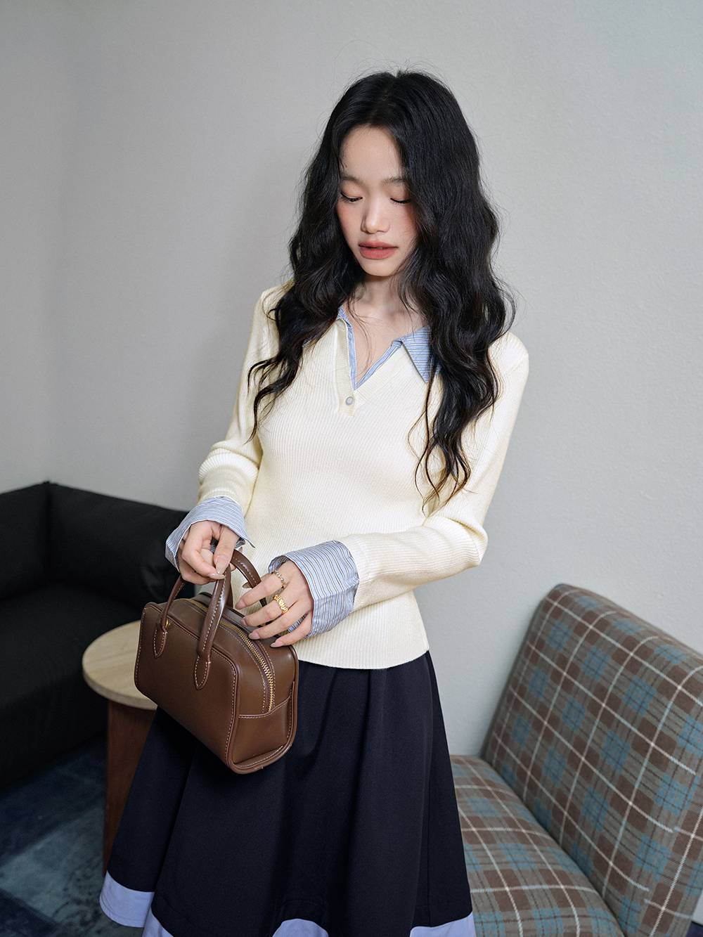 Layered Look Sweater