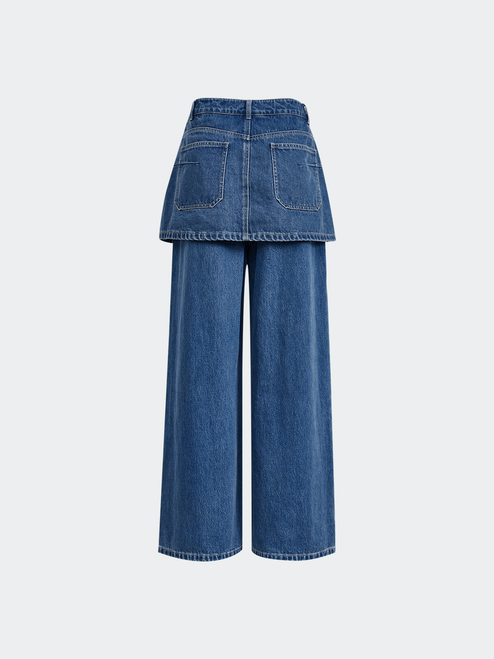 Layered Skirt Jeans