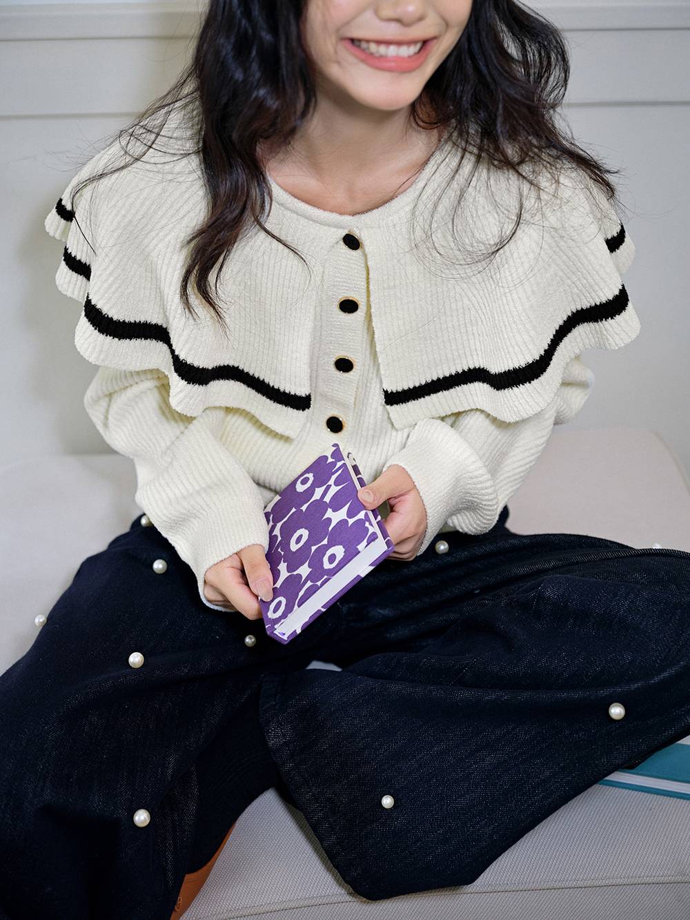 Cape Cardigan Sweater