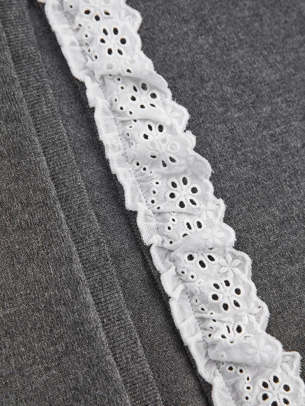 Grey Cardigan and Dress