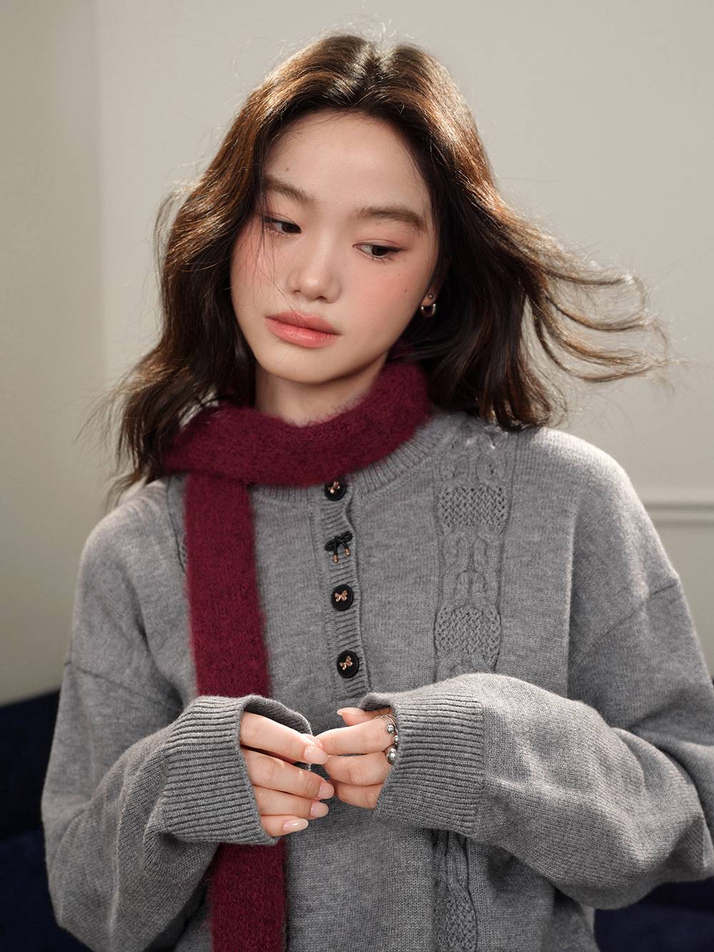 Knit Sweater and Skirt