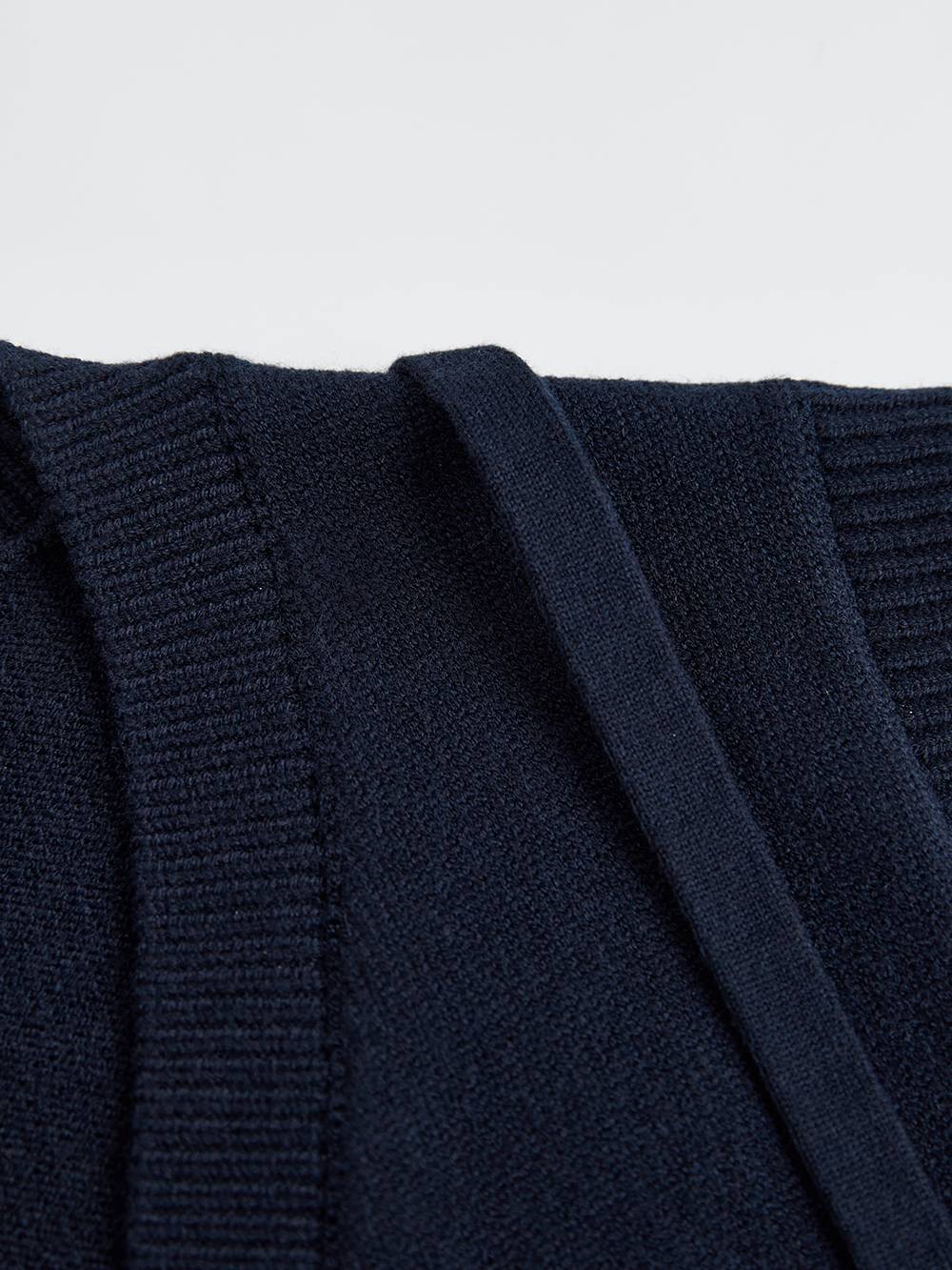 Vest and Striped Dress