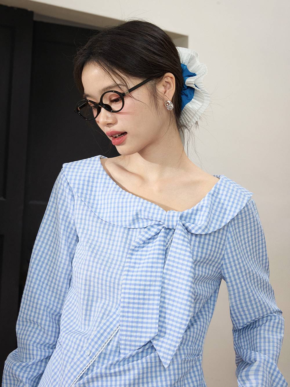 Bow Collar Blouse