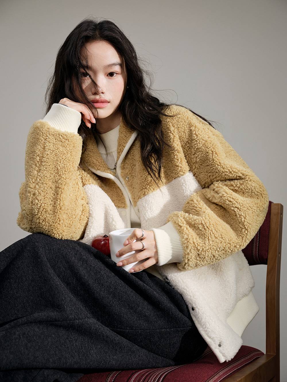 Faux Shearling Jacket