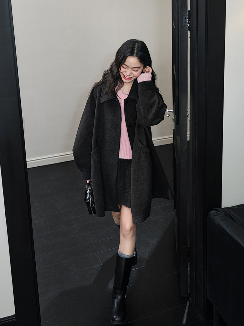 Ribbed Waist Sweater