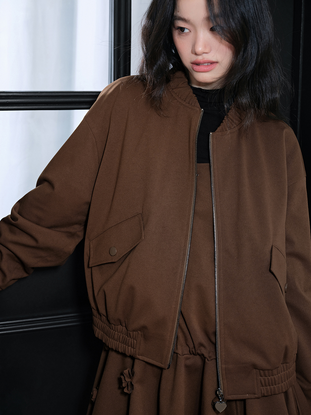 Bomber Jacket and Dress