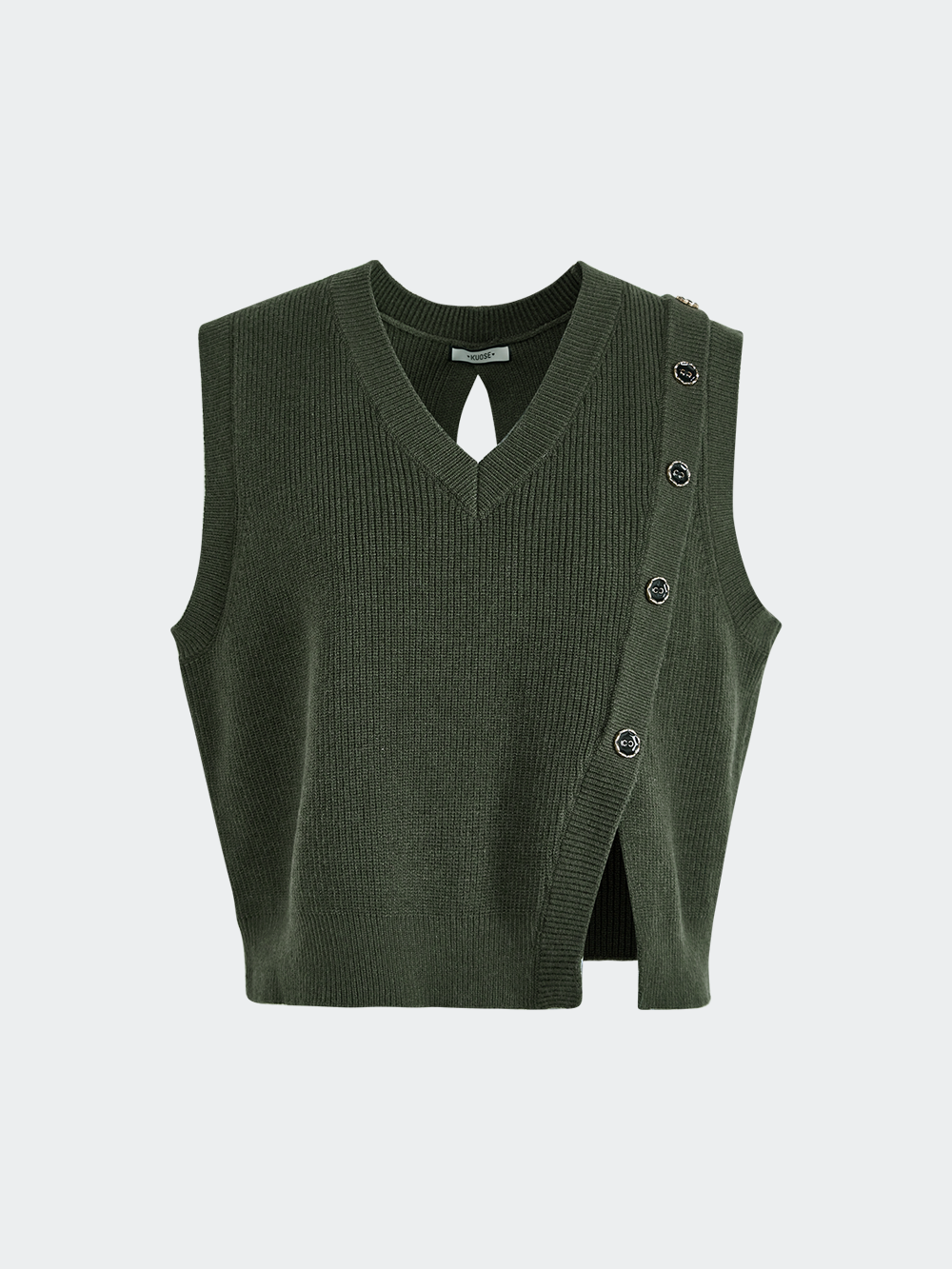 Knit Vest and Shirt