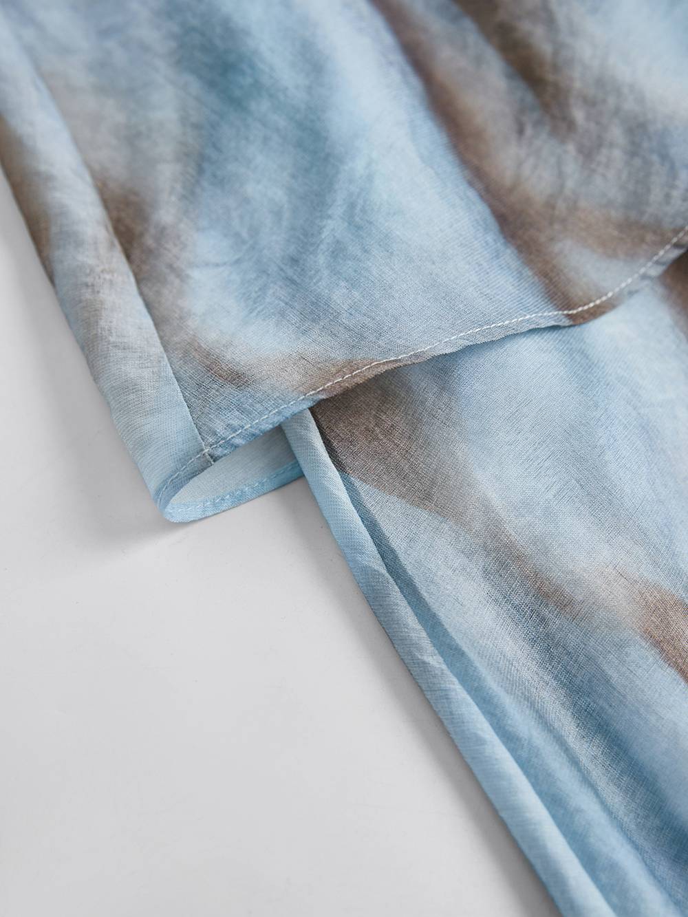 Blurred Stripe Layered Dress