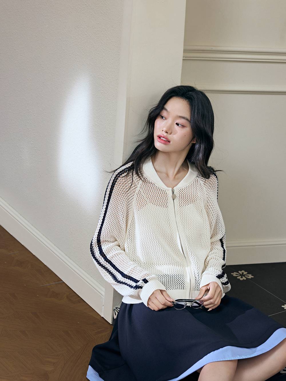 Openwork Knit Jacket