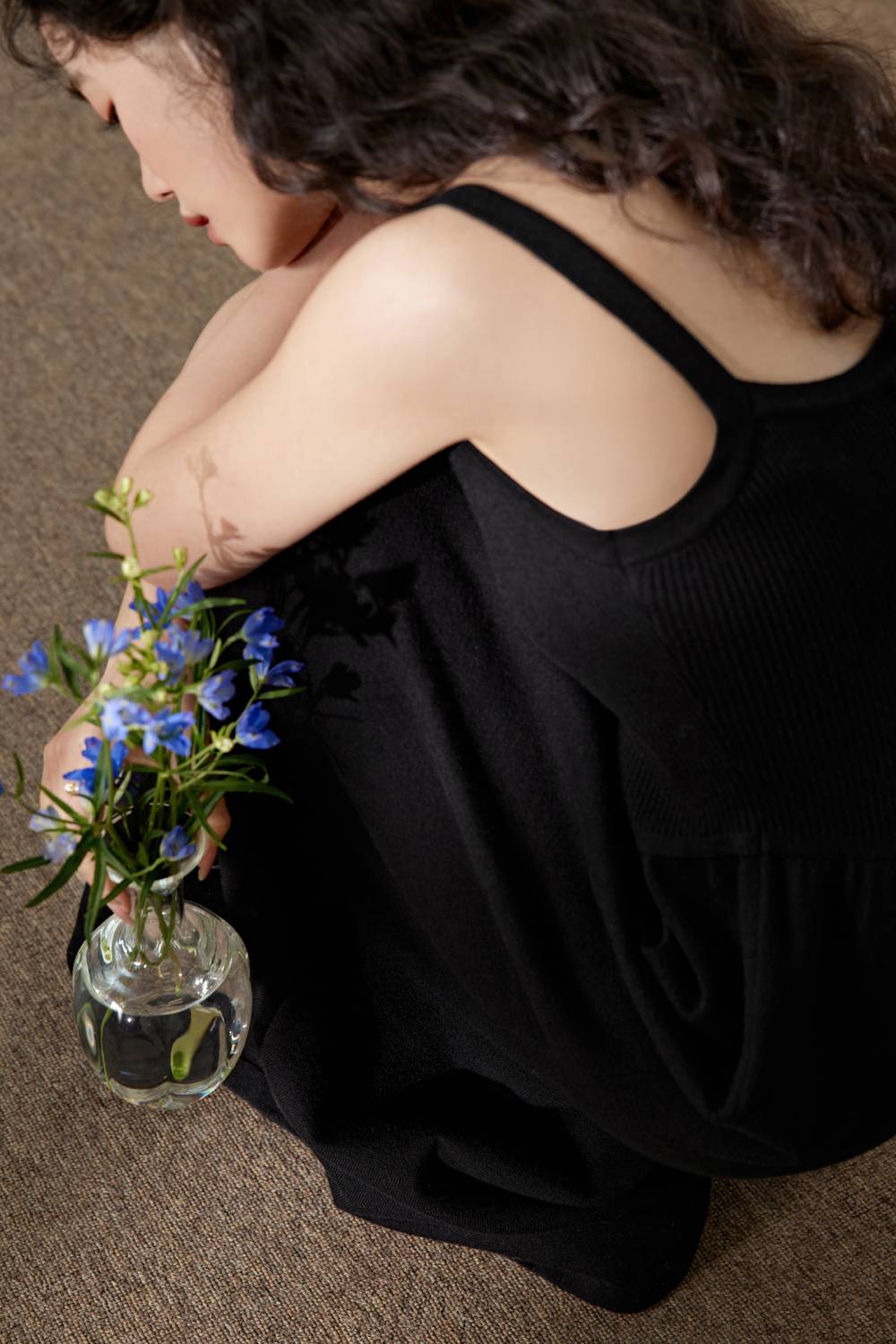 Cropped Cardigan and Dress