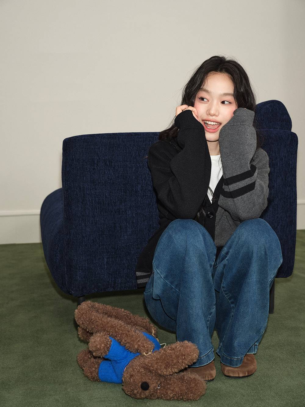 Colourblock Cardigan