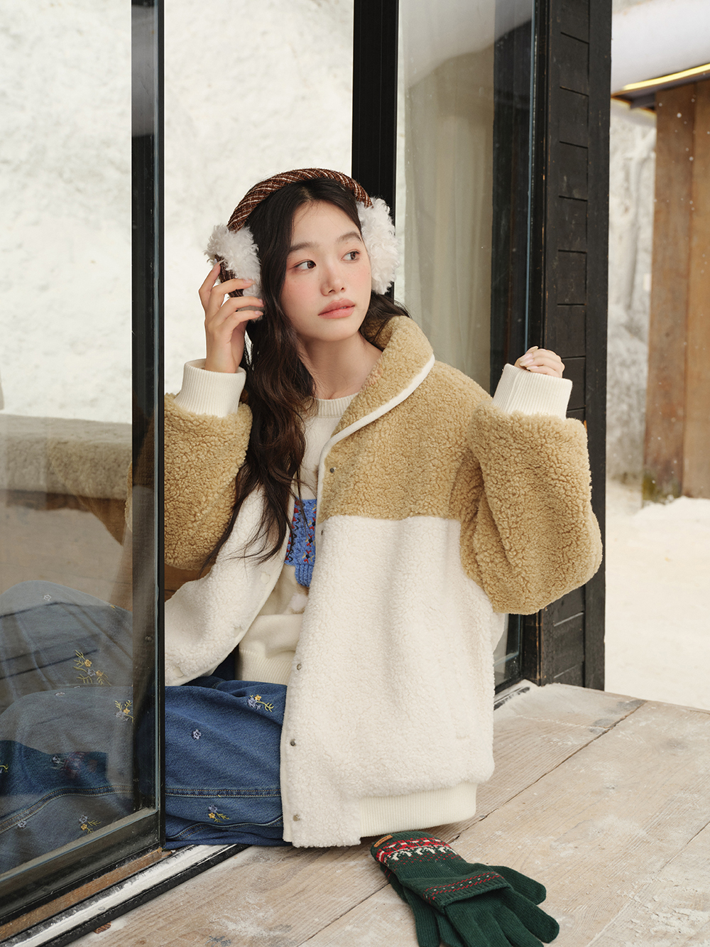 Faux Shearling Jacket