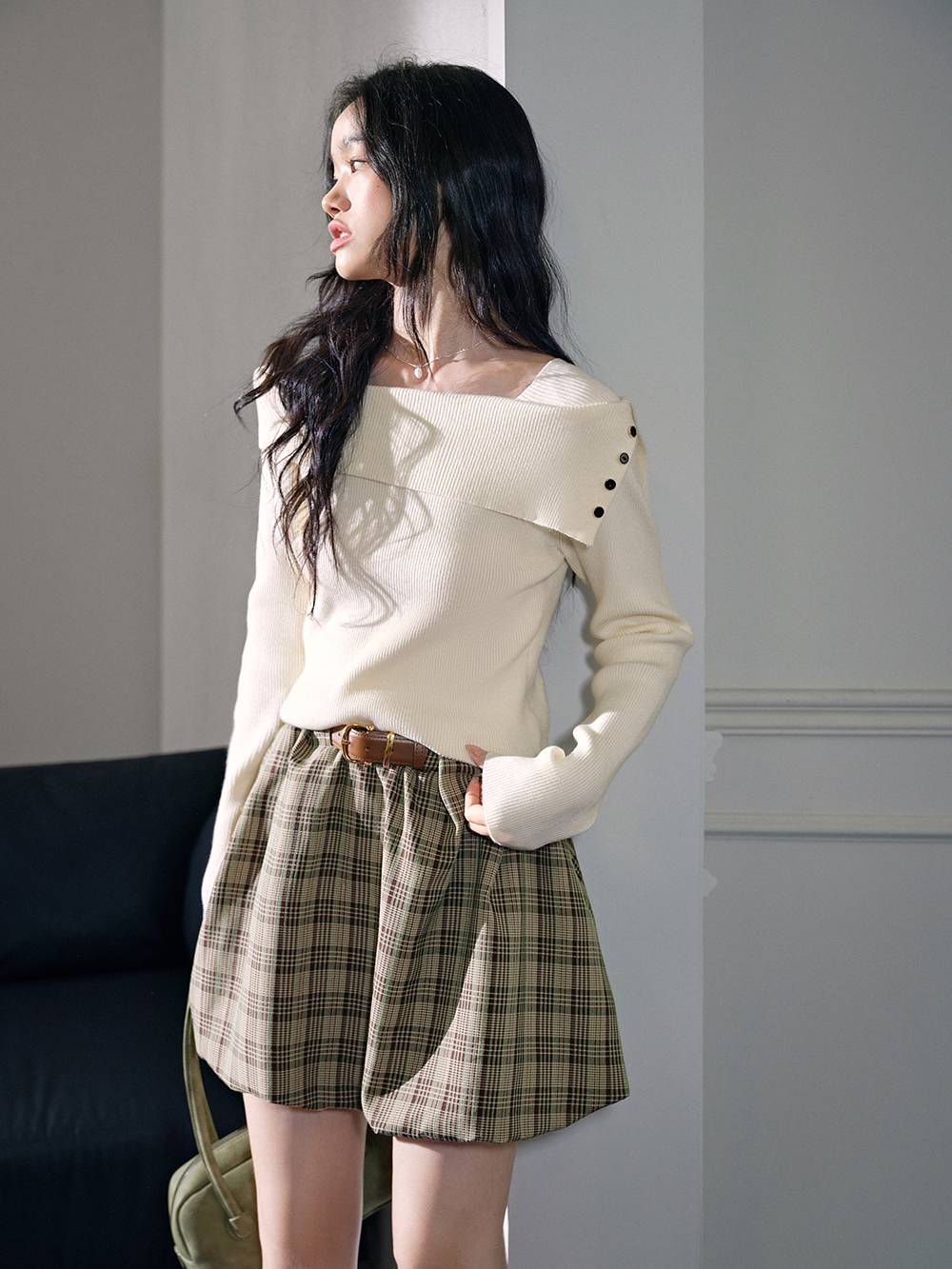 Long-Sleeve Knit Top