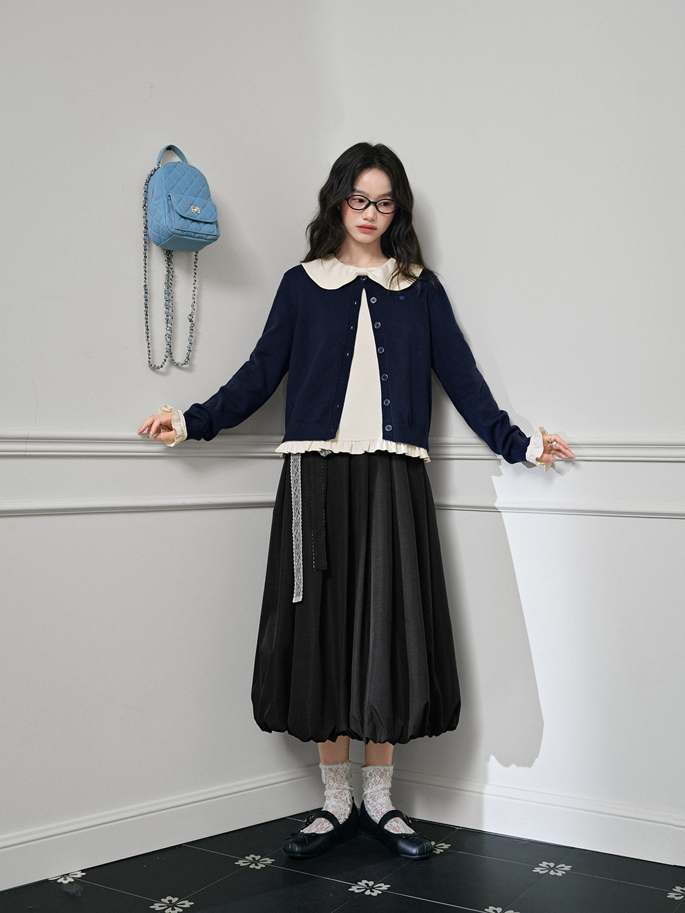 Cardigan Sweater and Knit Vest