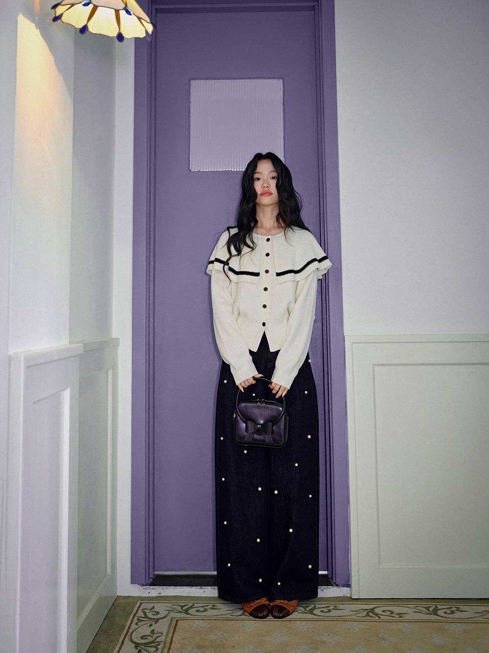 Cape Cardigan Sweater