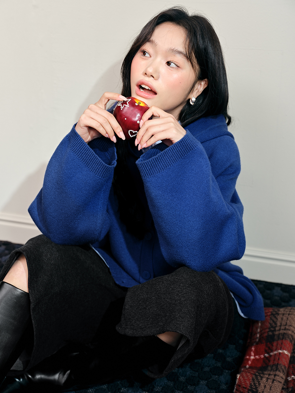 Hooded Cardigan Sweater