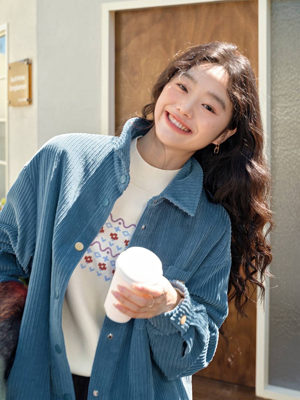 Fair Isle Mock Neck Sweater