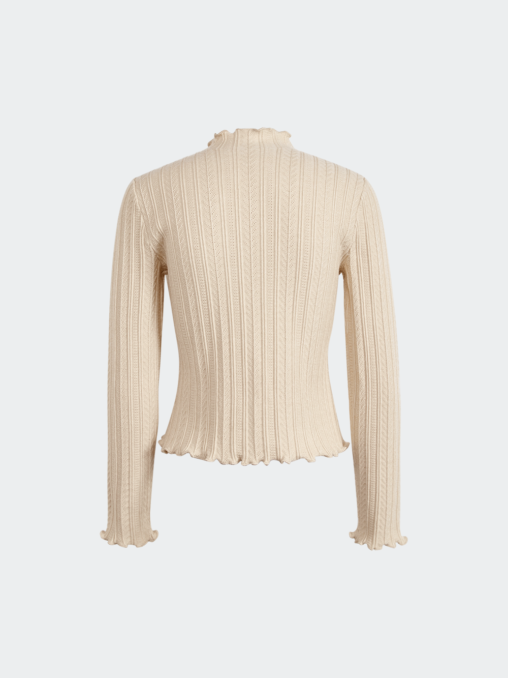 Mock Neck Knit Top