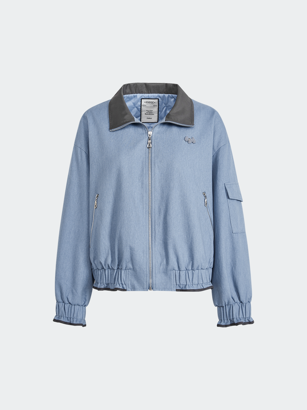 Zip-Up Jacket and Skirt