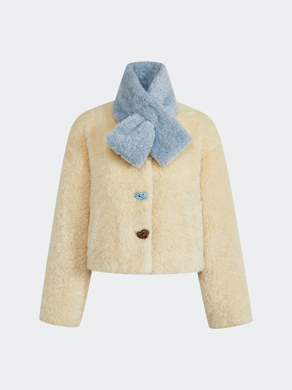 Fuzzy Scarf and Jacket