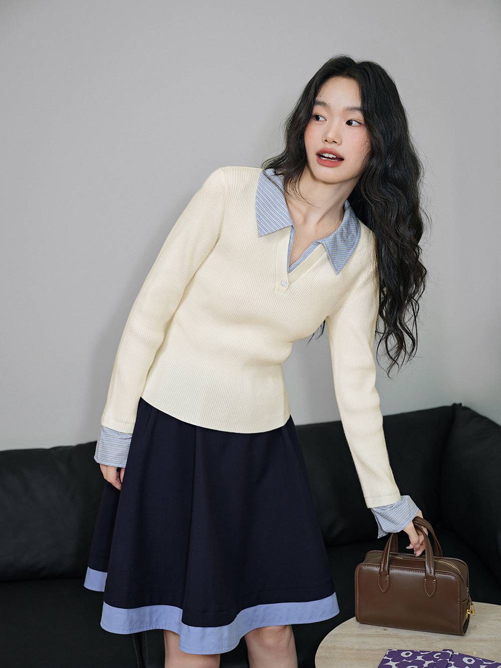 Layered Look Sweater