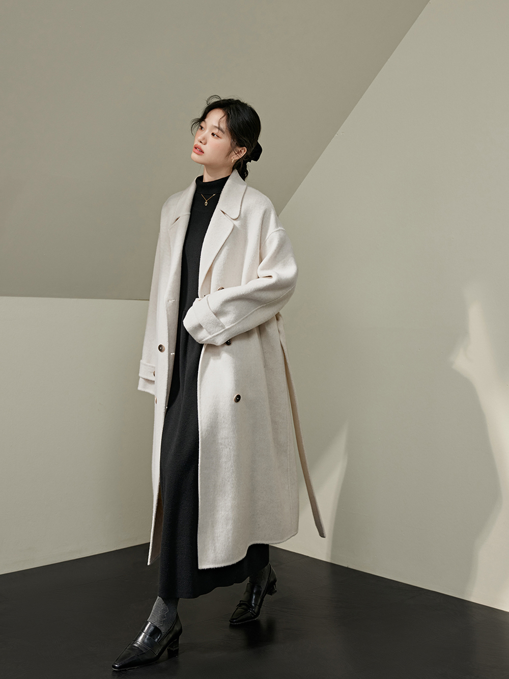 Turtleneck Knit Dress