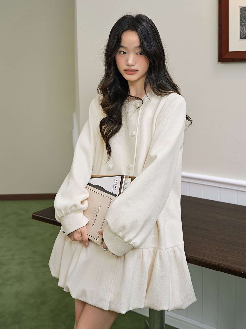 Double-Breasted Blazer Dress