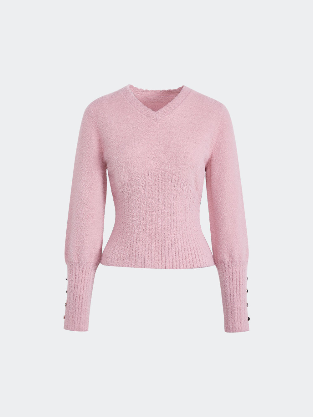 Ribbed Waist Sweater