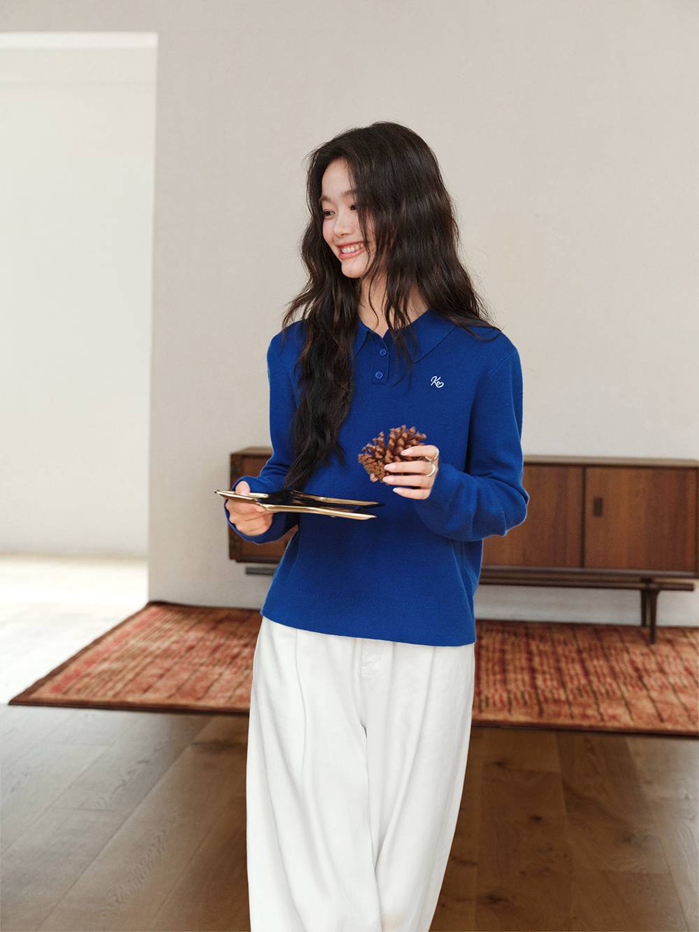 Long-Sleeve Knit Top