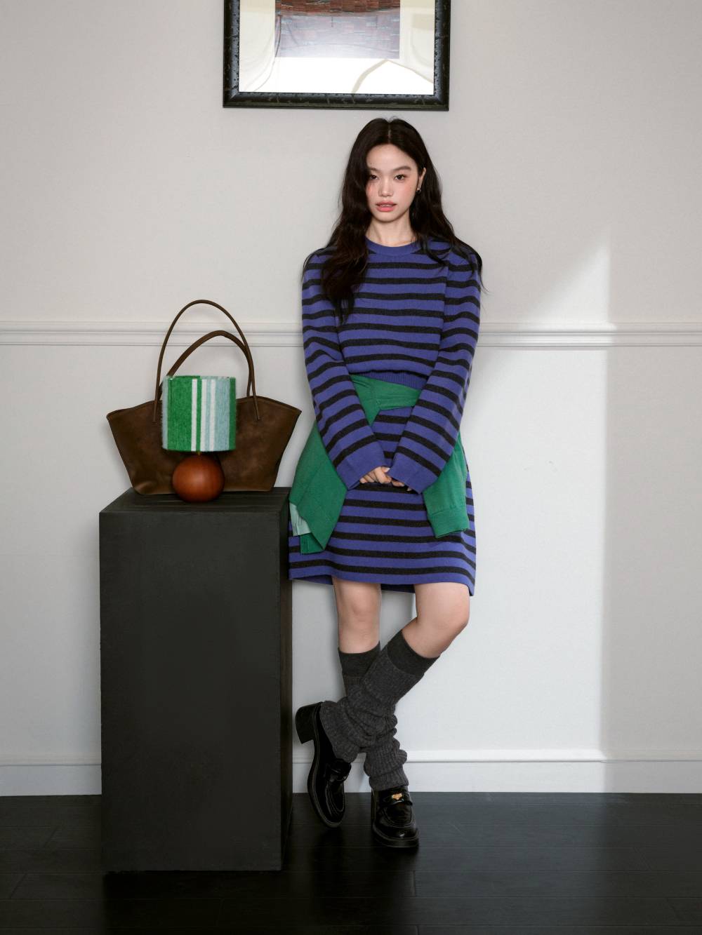 Striped Knit Dress