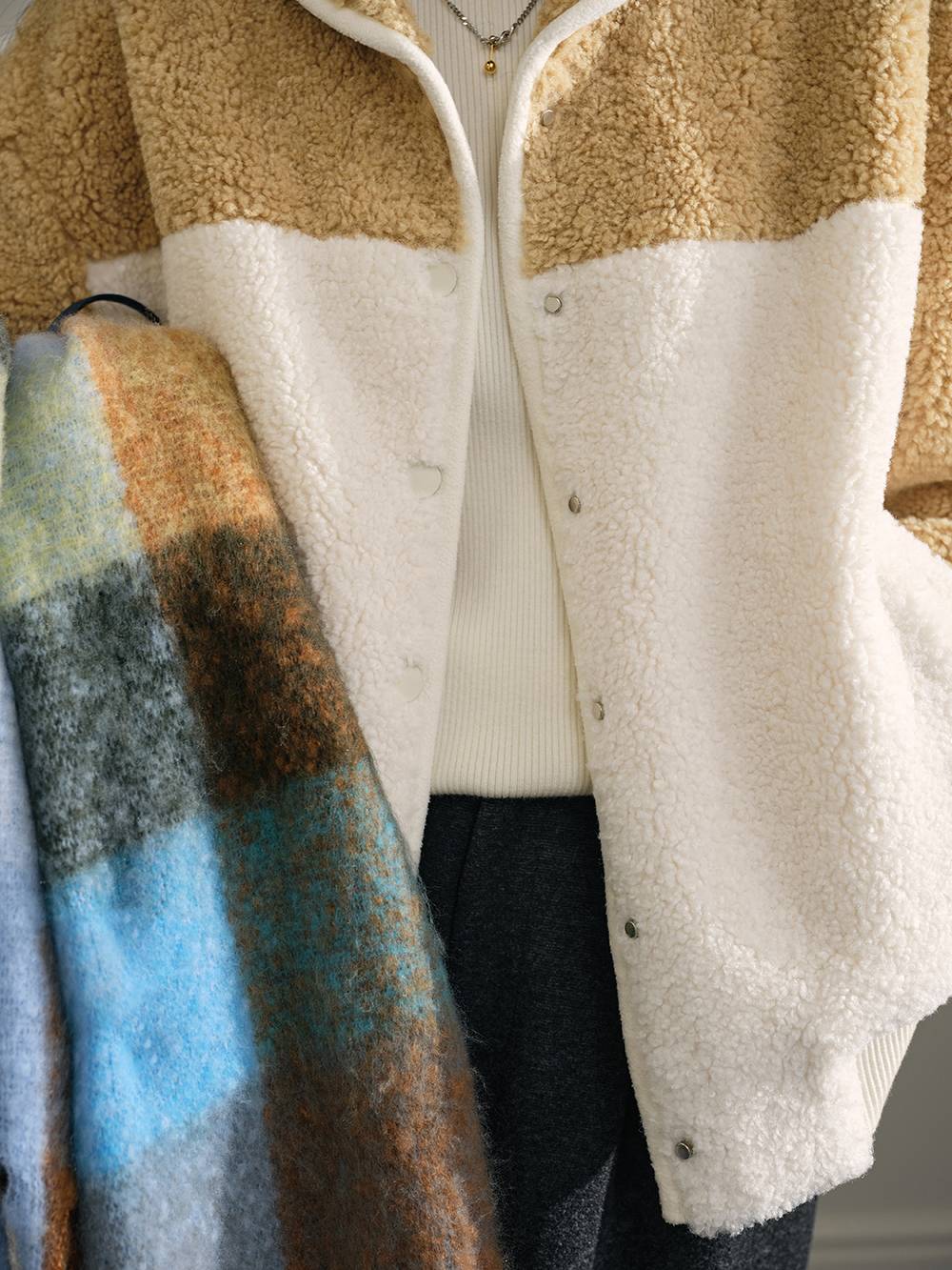 Faux Shearling Jacket