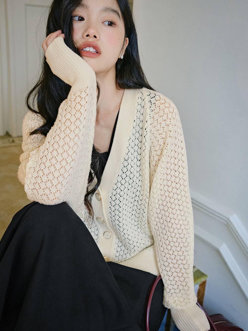 Knit Cardigan and Dress