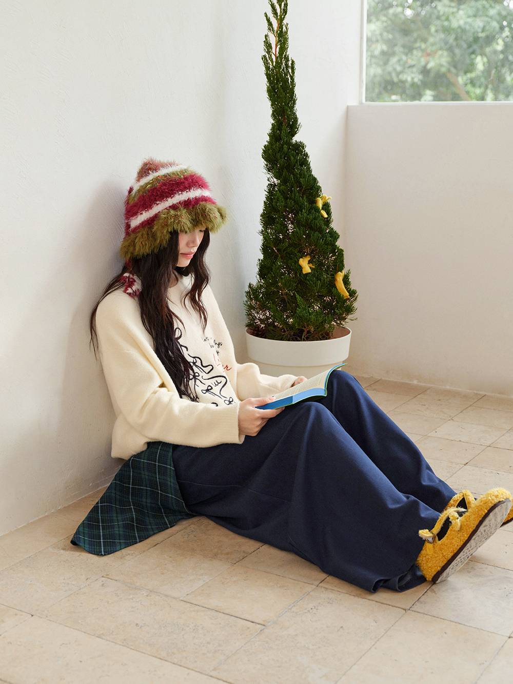 Wrap Tie Wide-Leg Pants