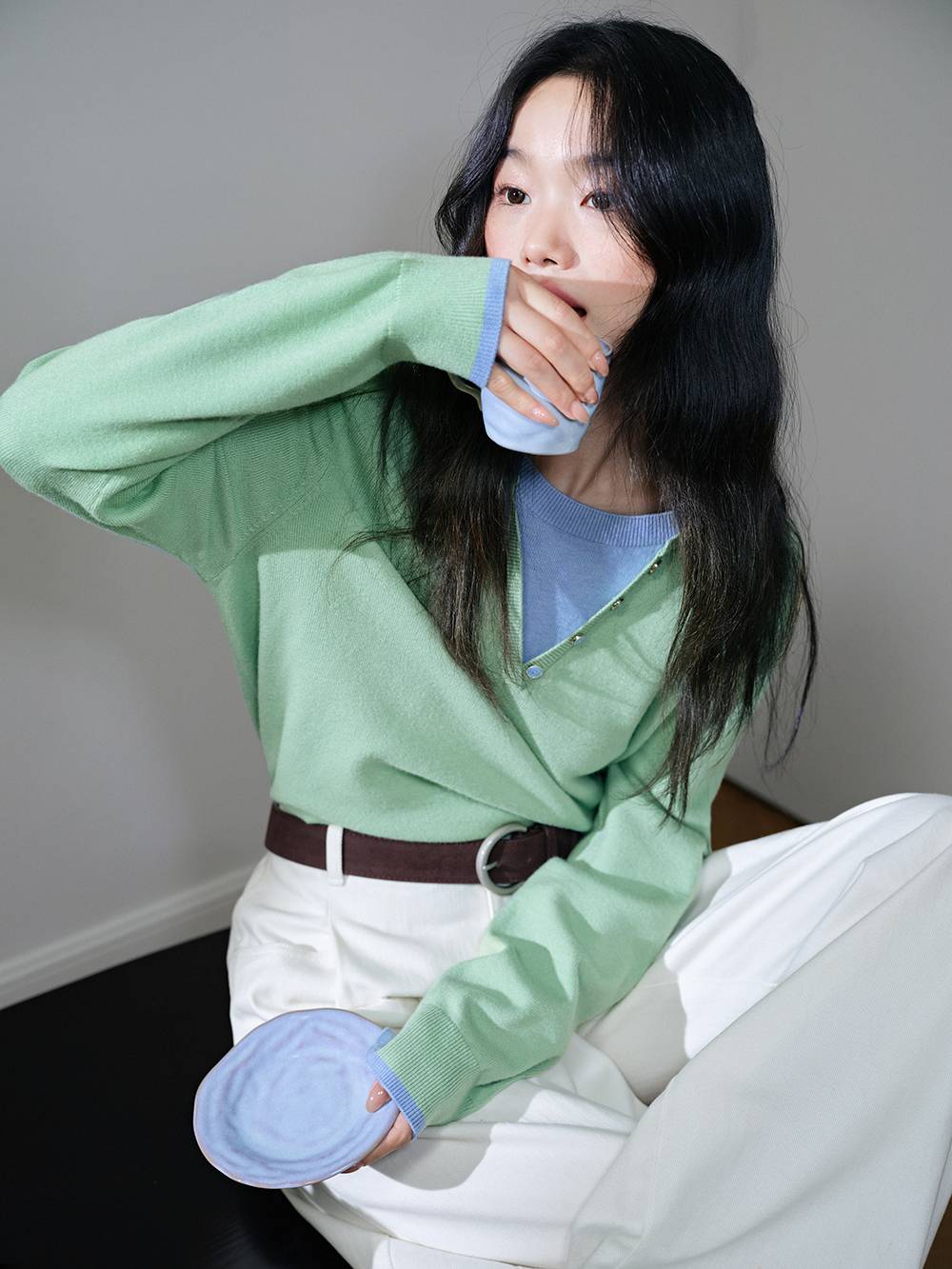 Layered Look Sweater