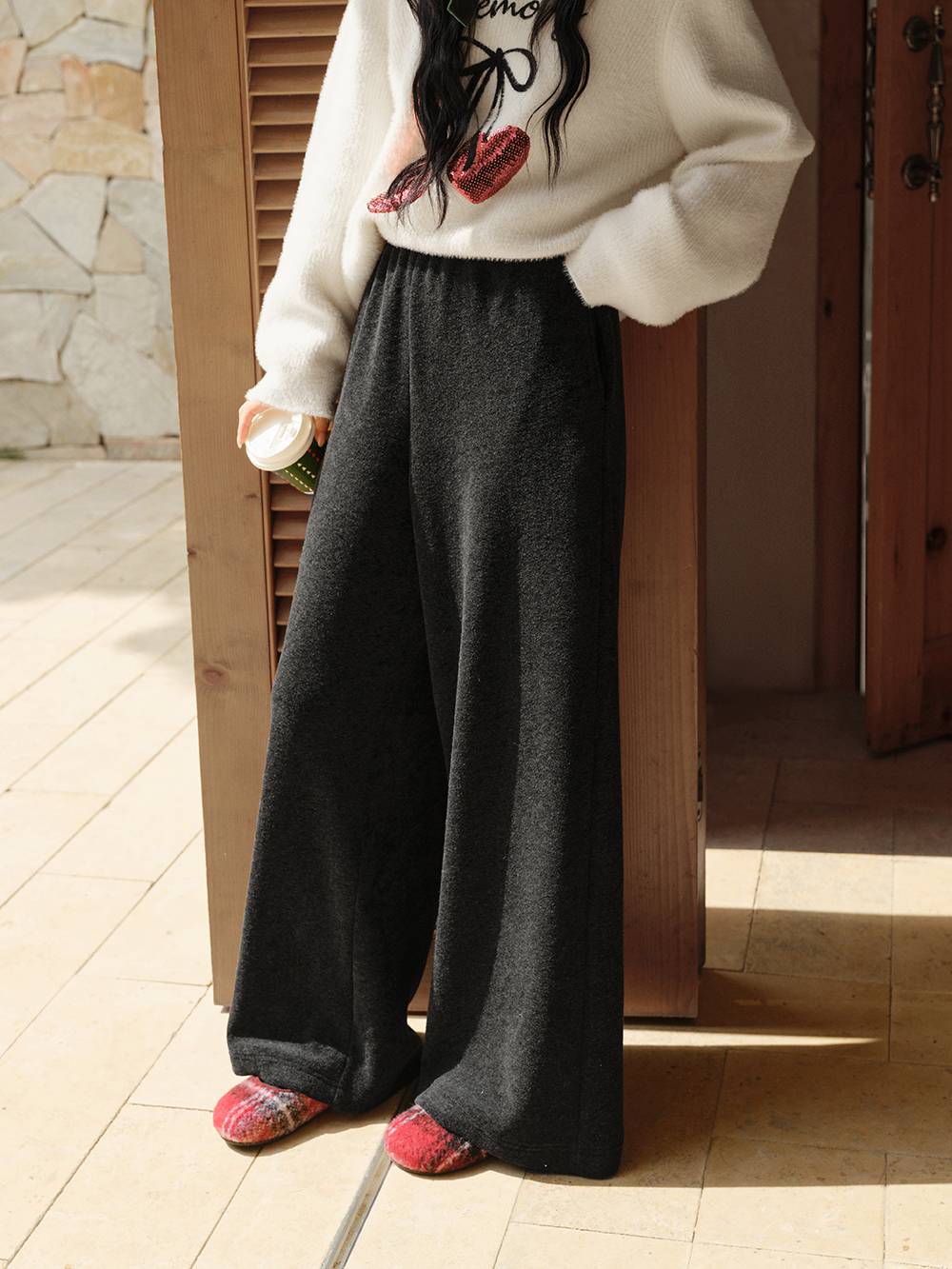 Elastic Waistband Sweatpants