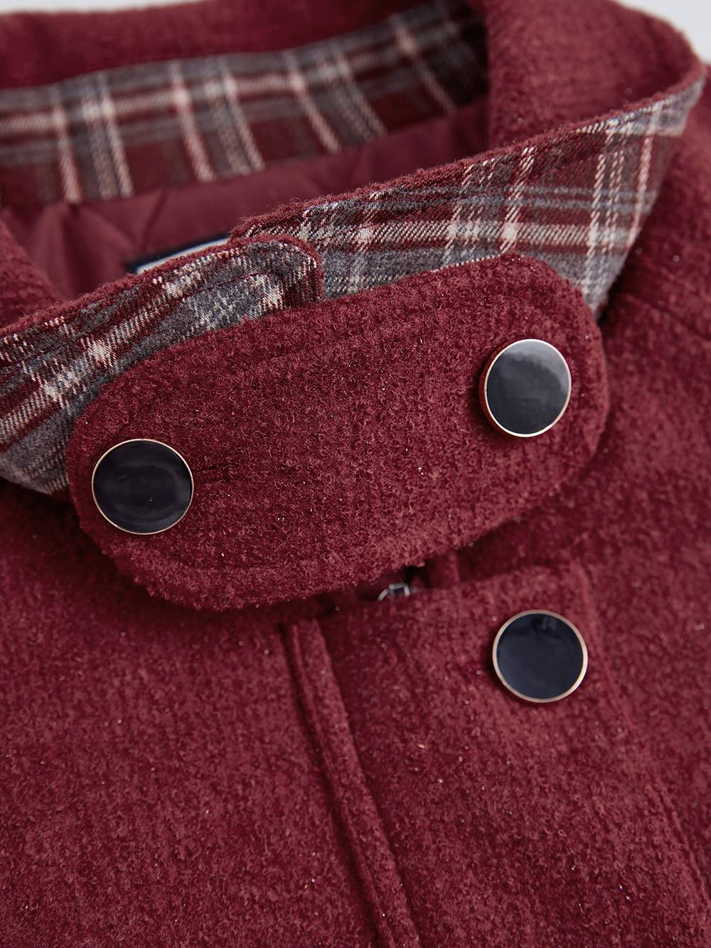 Red & Plaid Jacket and Skirt Set