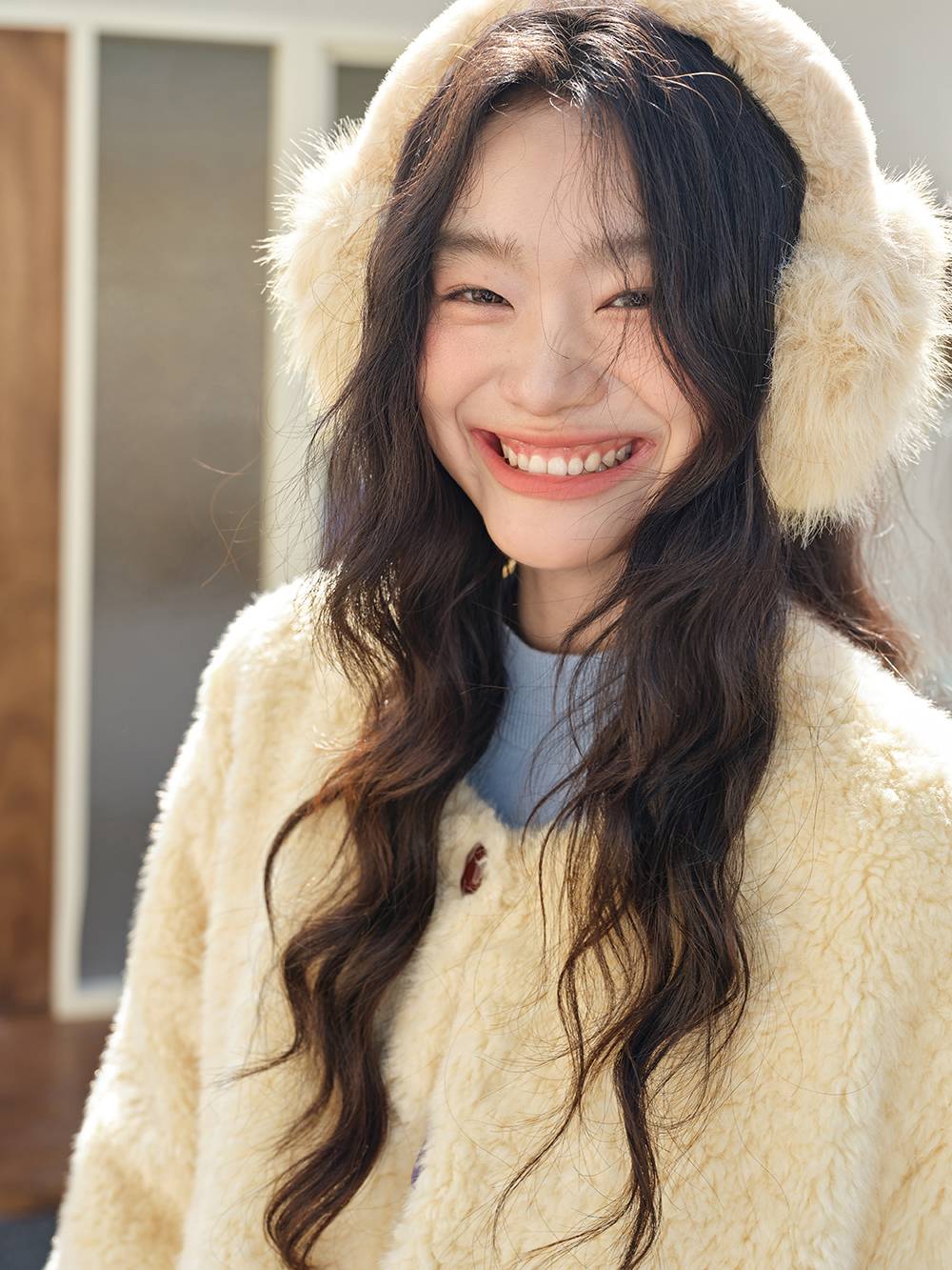 Fuzzy Scarf and Jacket