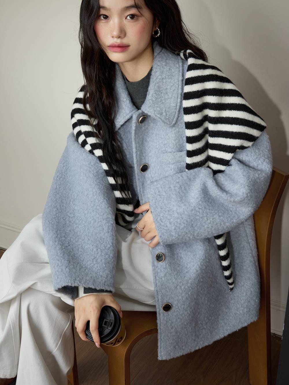 Fleece Button Up Jacket