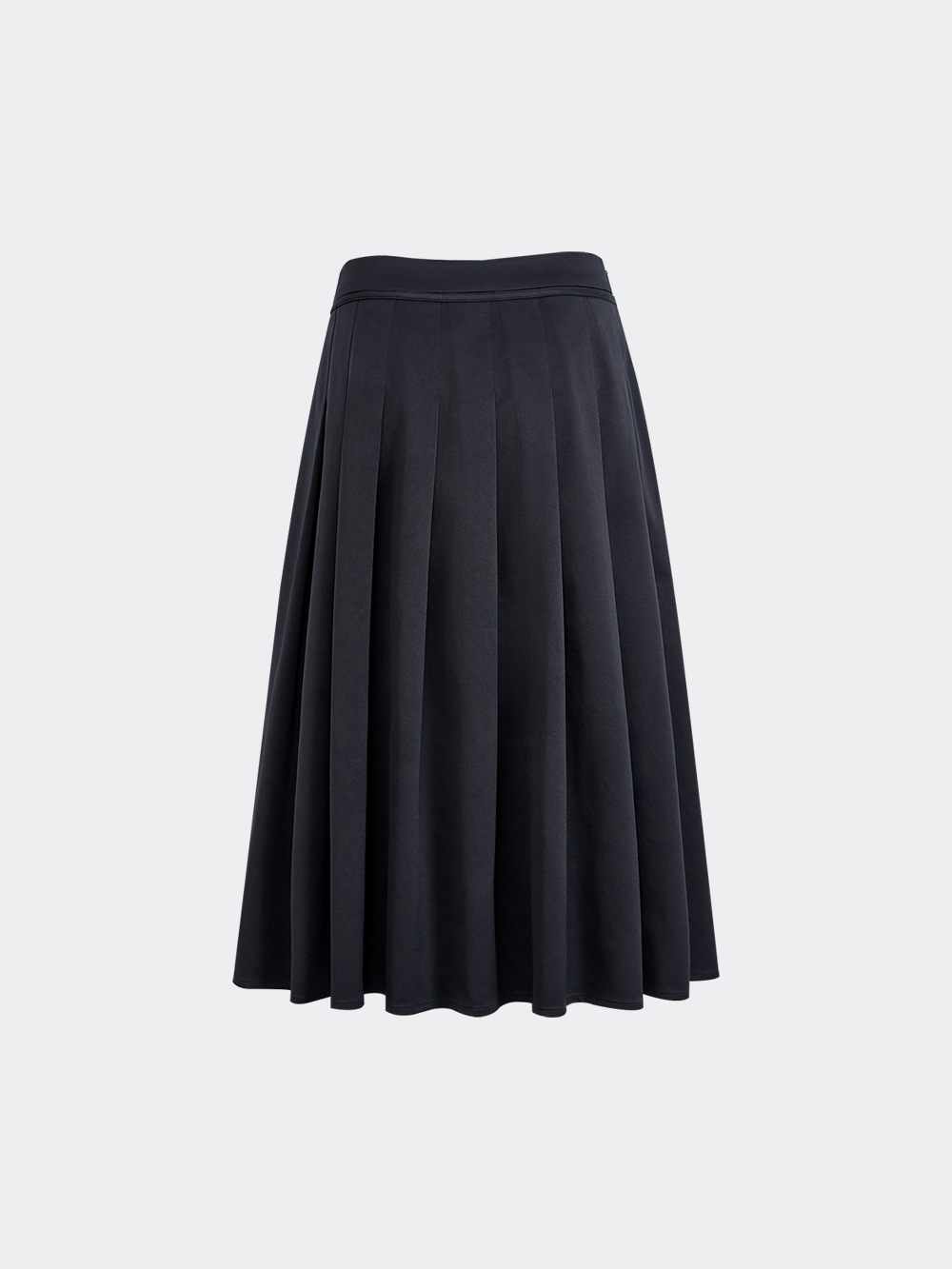 Belted Jacket and Pleated Skirt