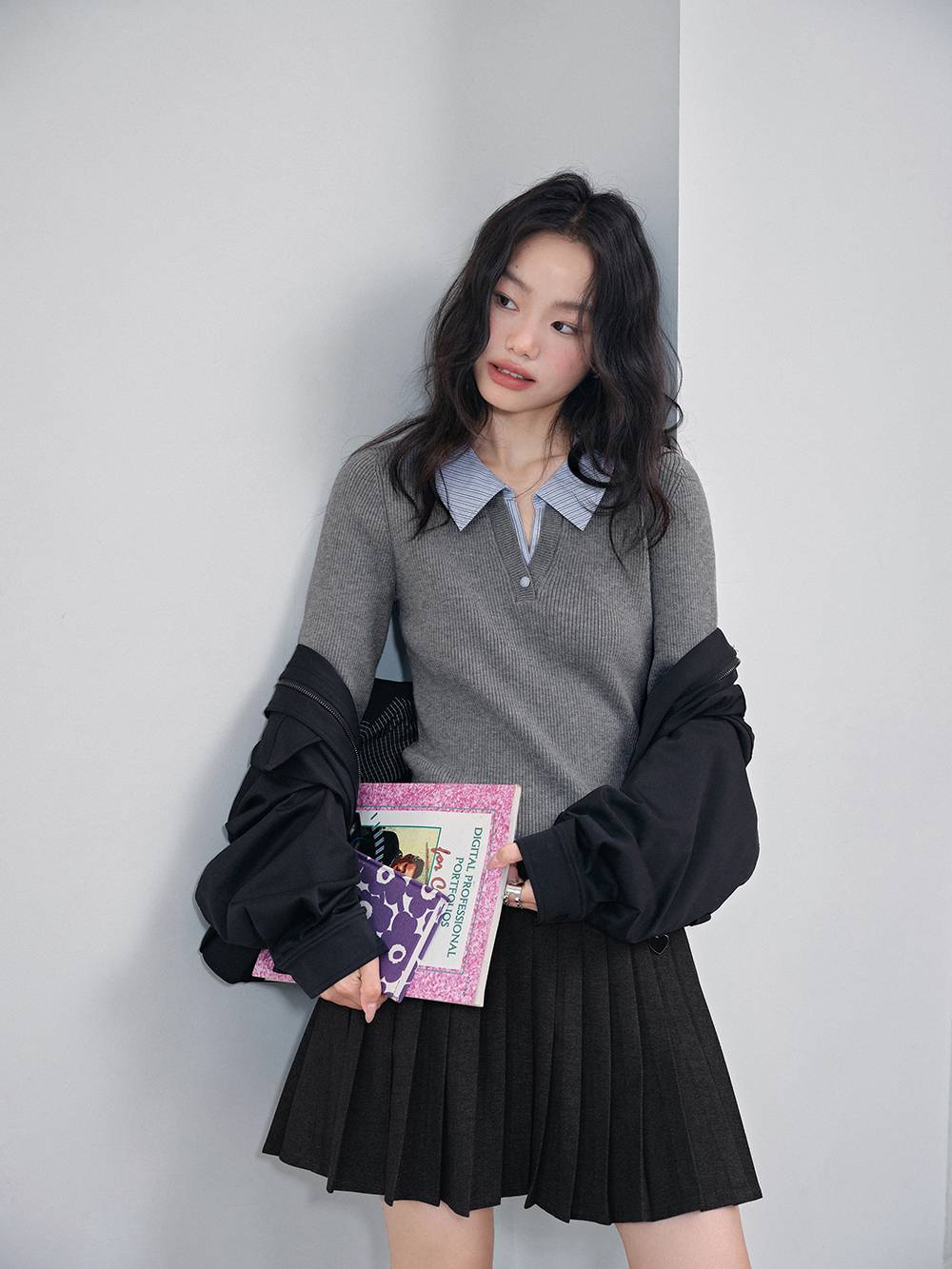 Layered Look Sweater