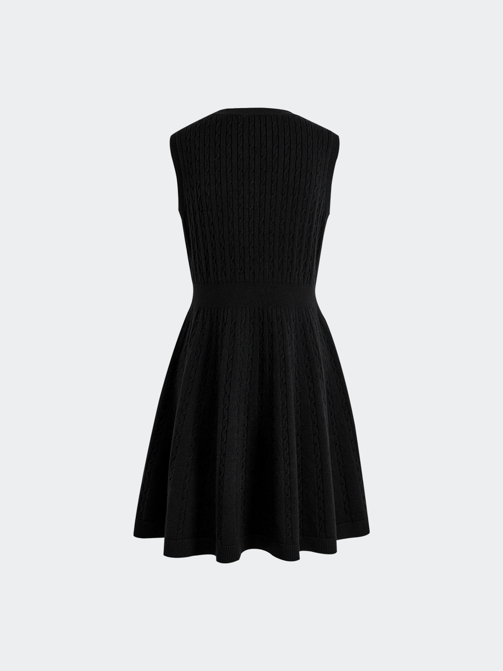 Ribbon Tie Cardigan and Tank Dress