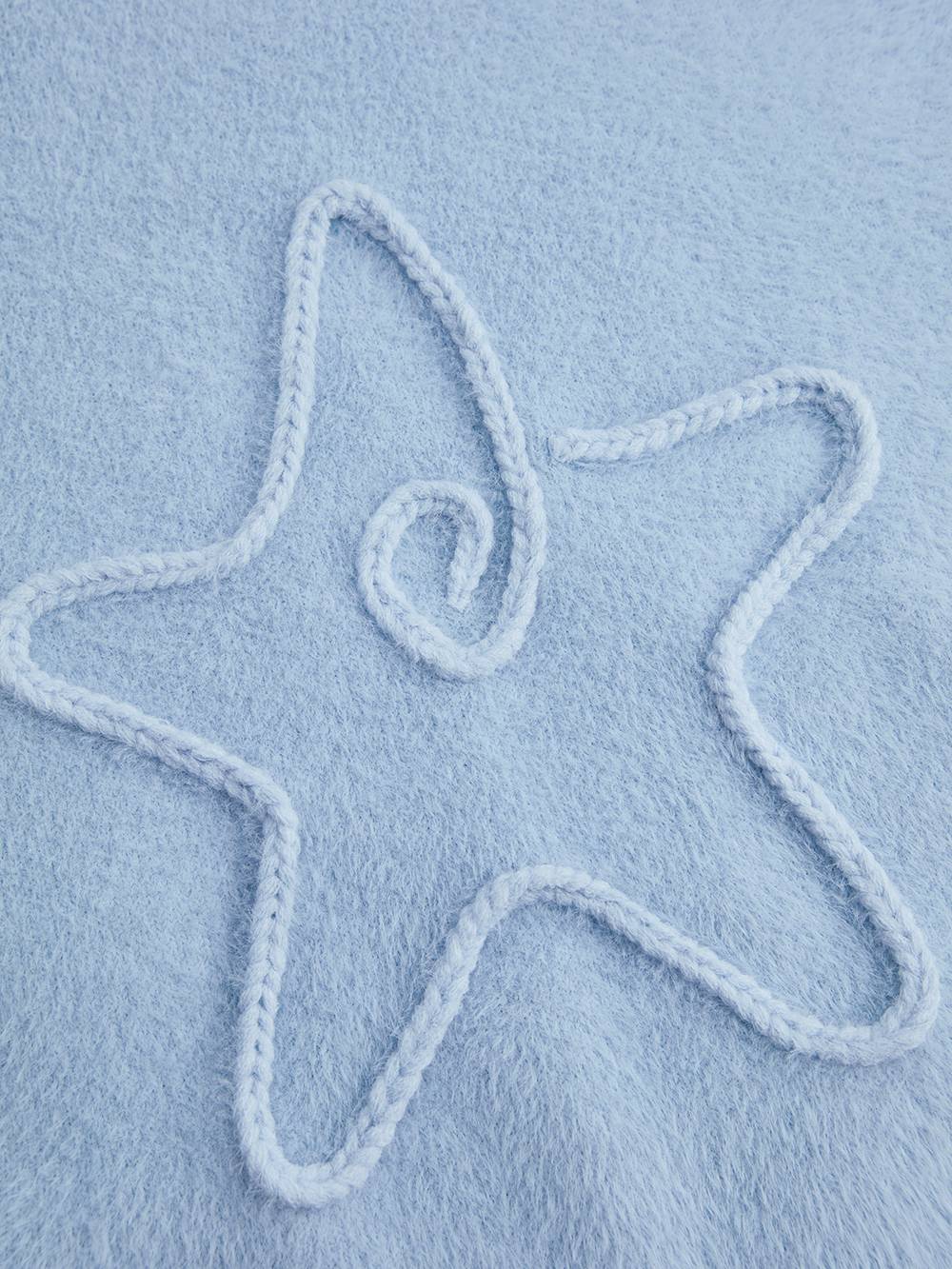 Neck Tie 3D Embroidered Sweater