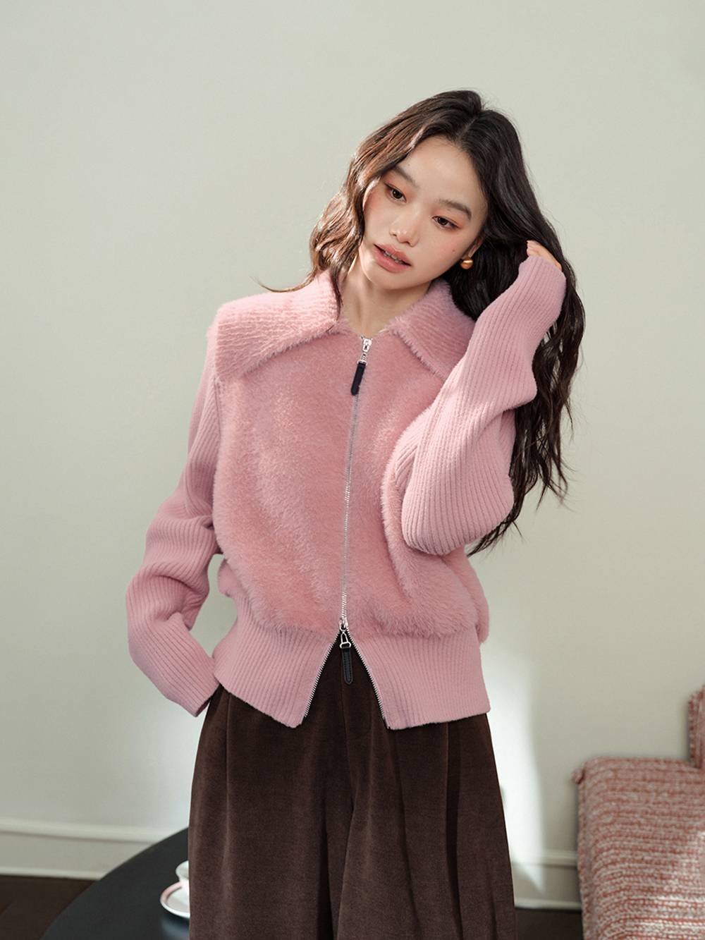 Double Zipper Sweater