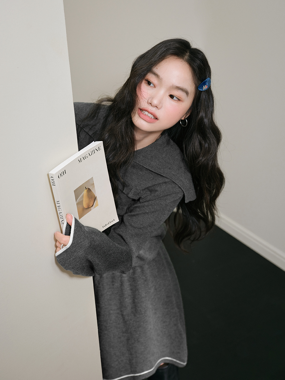 Sailor Collar Knit Dress